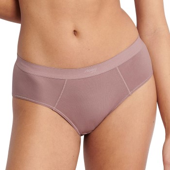 Sloggi Trusser 2P Ever Ease Hipster Briefs Gammelrosa bomuld Large Dame