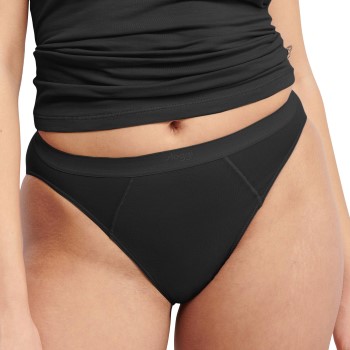 Sloggi Trusser 2P Ever Ease Tai Briefs Sort bomuld Small Dame