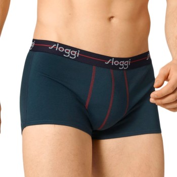 Sloggi 2P For Men Start Hip Blå/Grøn bomuld Small Herre