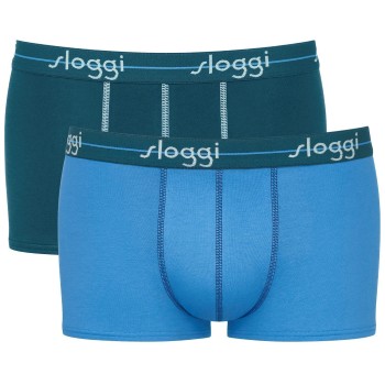 Sloggi 2P For Men Start Hip Blå/Lyseblå bomuld Medium Herre
