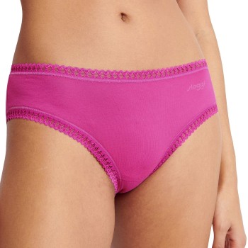 Sloggi Trusser 3P GO Crush Hipster Briefs Rosa bomuld Small Dame