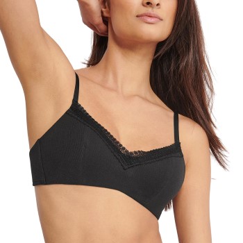Sloggi BH GO Ribbed Padded Bra Sort X-Small Dame