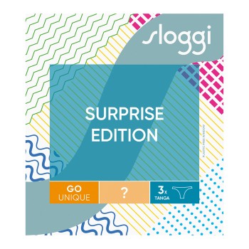Sloggi Trusser 3P GO Unique Tanga Flerfarvet bomuld Medium Dame