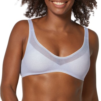Sloggi BH 2P Oxygene Infinite Soft Bra Lyseblå Small Dame