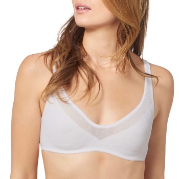 Sloggi BH 2P Oxygene Infinite Soft Bra Hvid Large Dame