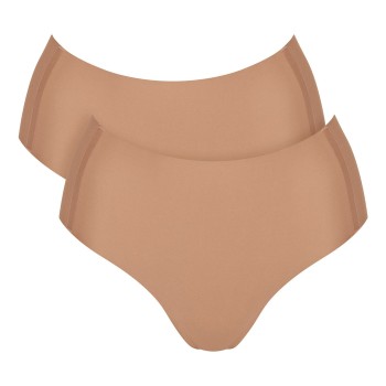 Sloggi Trusser 2P ZERO Feel 2 0 High Waist Brief C2P Beige X-Large Dame
