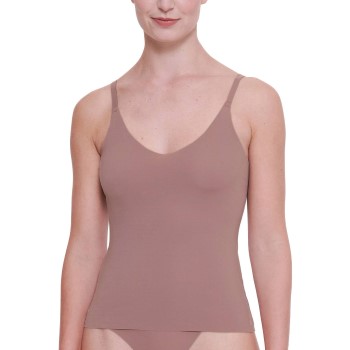 Sloggi ZERO Feel 2 0 Spaghetti Top Brun Small Dame