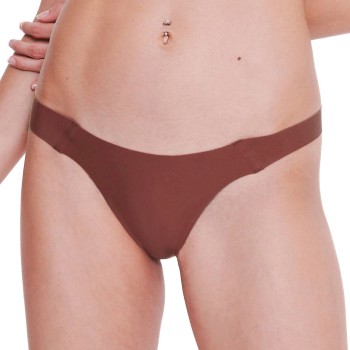 Sloggi Trusser ZERO Feel 2 0 Tiny Tanga Mørkbrun  Medium Dame