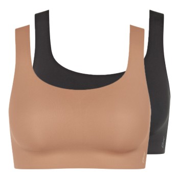 Sloggi Bh 2P ZERO Feel 2 0 Top C2P Flerfarvet X-Small Dame