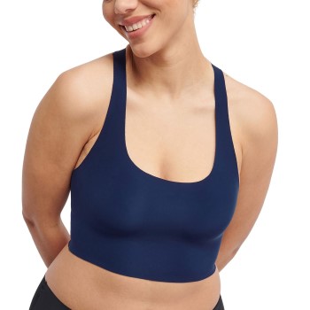 Sloggi BH ZERO Feel 2.0 Racer Top Marineblå Large Dame