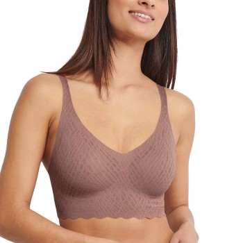 Sloggi Bh ZERO Feel Bliss Bralette Brun X-Small Dame