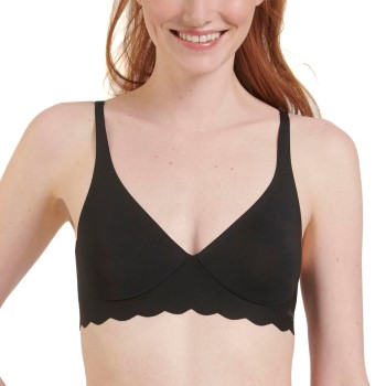 Sloggi BH ZERO Microfibre 2.0 Soft Bra Sort Small Dame