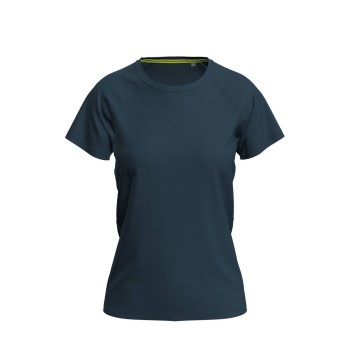 Stedman Active 140 Raglan For Women Marineblå polyester Medium Dame