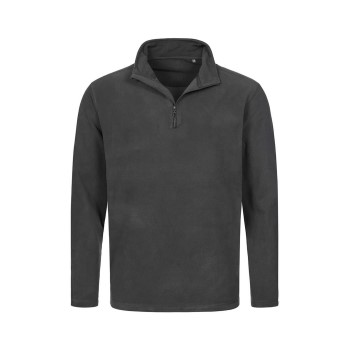 Stedman Active Fleece Half-Zip For Men Grå polyester Small Herre