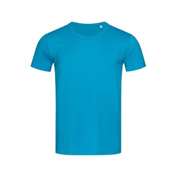 Stedman Ben (Crew Neck) For Men Blå ringspundet bomuld XX-Large Herre