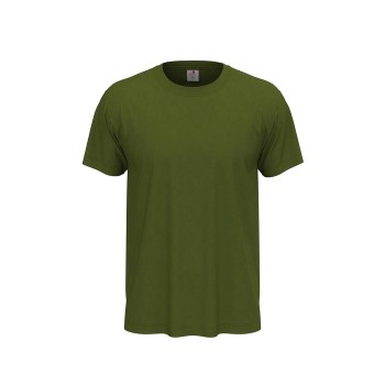 Stedman Classic Men T-shirt Militærgrøn  bomuld X-Small Herre