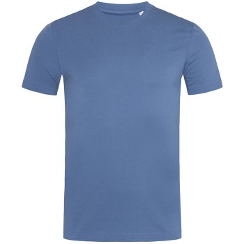 Stedman James Organic Men Crew Neck Denimblå økologisk bomuld XX-Large Herre