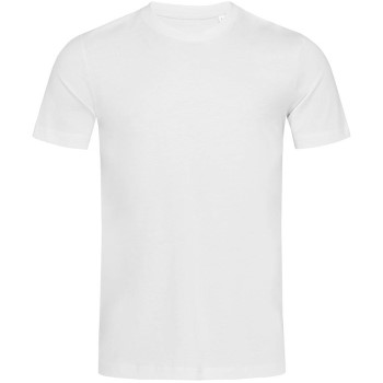Stedman James Organic Men Crew Neck Hvid økologisk bomuld X-Large Herre