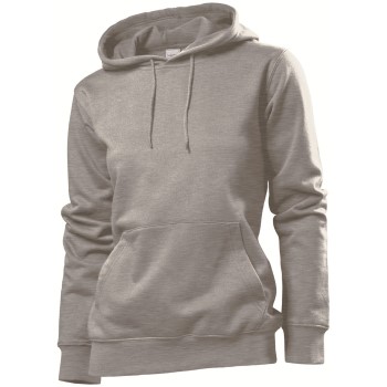 Stedman Sweatshirt Hooded Women Mørkgrå  Medium Dame