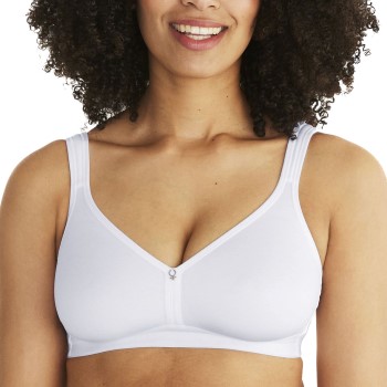 Swegmark BH Cotton Soft Moulded Cups Bra Hvid D 75 Dame