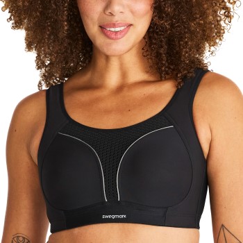 Swegmark BH Dynamic Intense Moulded Cup Sport Bra Sort D 80 Dame