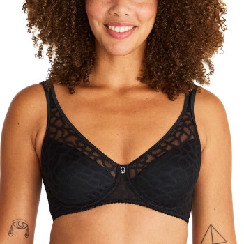 Swegmark BH Rita Icon Padded Wire Bra Sort D 80 Dame