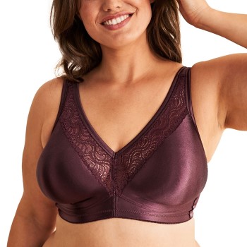 Swegmark BH Stars - blød usynlig Blomme polyamid D 80 Dame