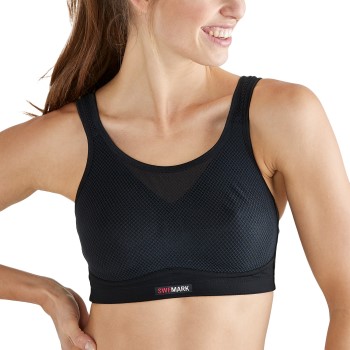 SWEMARK Sport by Swegmark Swemark Magic High Support Sport Bra BH Sort E 95 Dame