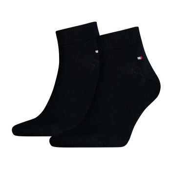 Tommy Hilfiger Strømper 2P Men Quarter Sock Marineblå Str 39/42 Herre