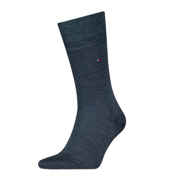 Tommy Hilfiger Legwear Tommy Hilfiger Strømper Premium Wool Socks Jeansblå Str 41/42 Herre