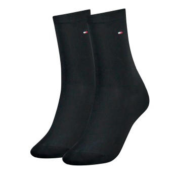 Tommy Hilfiger Legwear Tommy Hilfiger Strømper 2P Women Classic Casual Socks Mørkblå Str 35/38 Dame