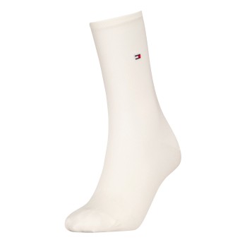Tommy Hilfiger Legwear Tommy Hilfiger Strømper Women Premium Soft Silk Socks Offwhite Str 39/42 Dame
