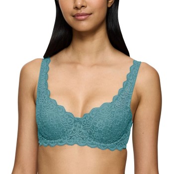 Triumph Bh Amourette Wired Bra With Lace Turkise C 70 Dame