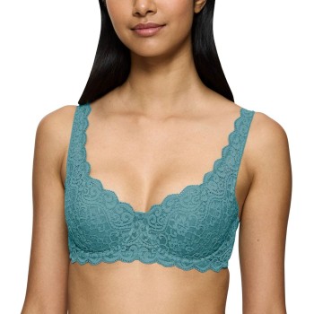 Triumph BH Amourette Wired Bra With Lace Turkise E 90 Dame