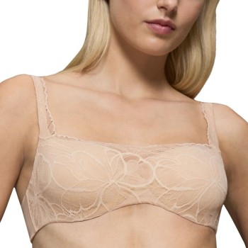Triumph BH Body Make-Up Illusion Lace Balconette Beige B 80 Dame