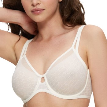 Triumph Bh Signature Sheer W01 EX Hvid C 85 Dame