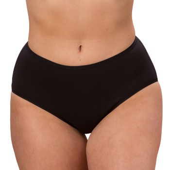 Trofé Trofe Cotton Midi Trusser Sort bomuld Small Dame
