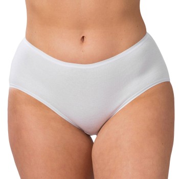 Trofé Trofe Cotton Midi Trusser Hvid bomuld Large Dame