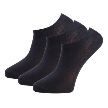 Trofé Trofe Cotton Sneaker Socks Strømper 3P Sort Str 35/38 Dame