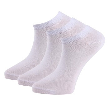Trofé Trofe Cotton Sneaker Socks Strømper 3P Hvid Str 35/38 Dame