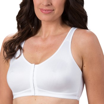 Trofé Trofe Edith Front Closure Bra BH Hvid B 85 Dame
