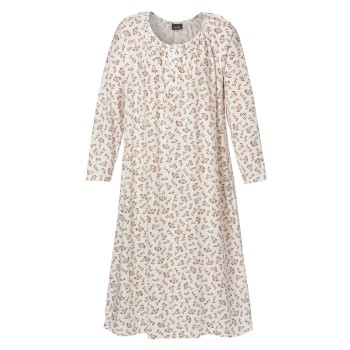 Trofé Trofe Herbal Raglan Long Sleeve Dress Blomstret bomuld X-Large Dame
