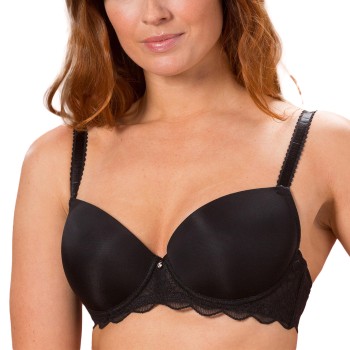 Trofé Trofe Julia Padded Bra BH Sort polyamid D 80 Dame