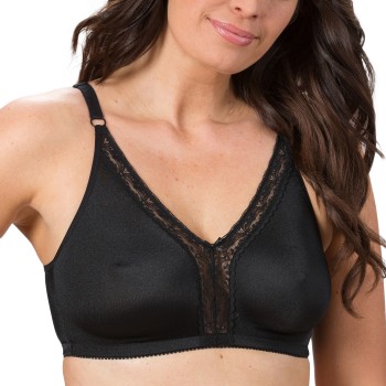 Trofé Trofe Katja Wireless Bra BH Sort D 85 Dame