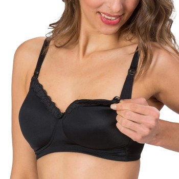 Trofé Trofe Nellie Nursing Bra BH Sort polyamid B 85 Dame