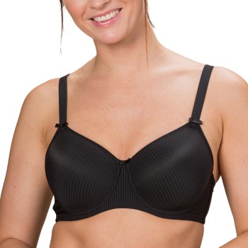 Trofé Trofe Sanna Underwire Stripe Bra Bh Sort B 85 Dame