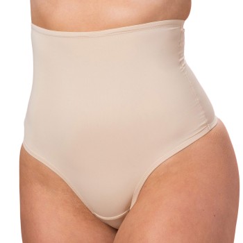 Se Trofé Trofe Shaping High Waist Thong Trusser Beige X-Large Dame ved Timarco