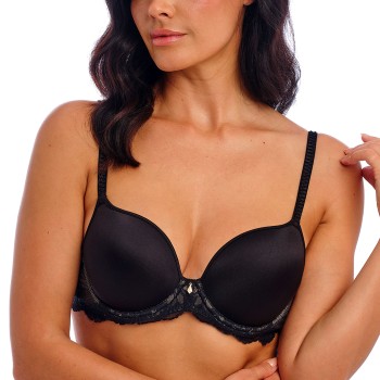 Wacoal BH Vivid Attraction UW Contour Bra Sort D 90 Dame