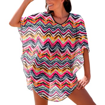 Wiki Jamaica Beach Poncho Flerfarvet nylon L/XL Dame
