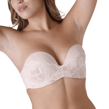 Wonderbra BH Refined Glamour Ultimate Strapless Bra Beige C 85 Dame
